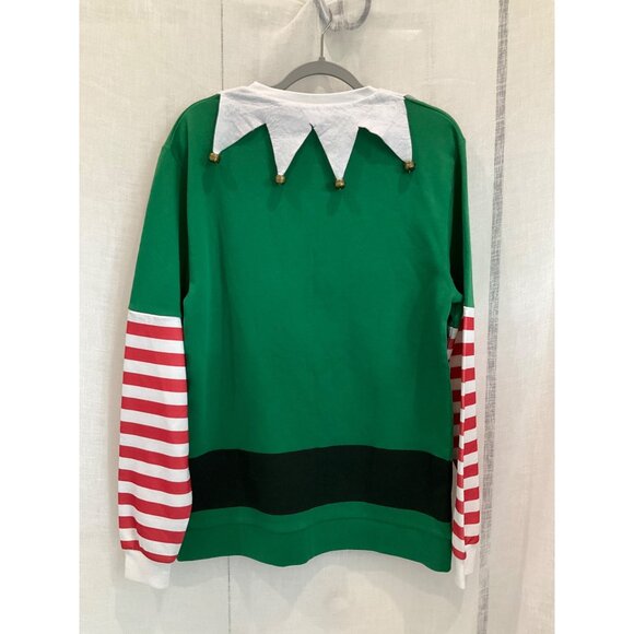 ASOS Christmas Elf Sweatshirt NEW Men's size Large Holiday Party - Picture 3 of 5